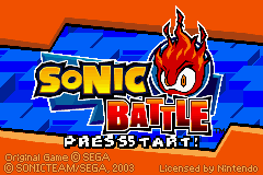 Sonic Battle screenshot 3 for GameBoy Advance